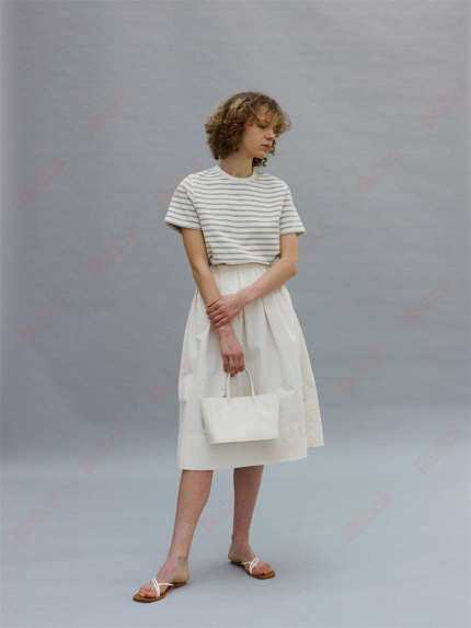 white skirt